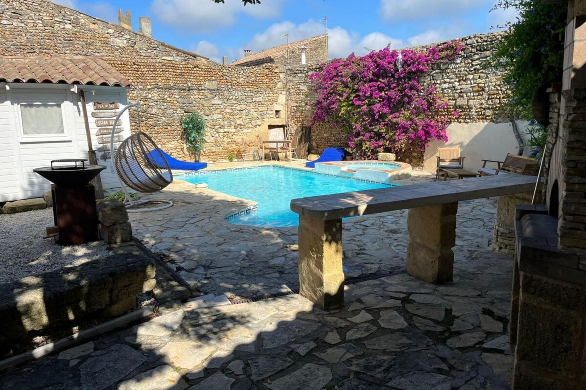 Casa Angel -Bohemian Villa With Swimming Pool And Air Conditioning! Vauvert Ngoại thất bức ảnh